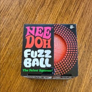 Nee Doh Fuzz Ball Velvet Squeeze Toy